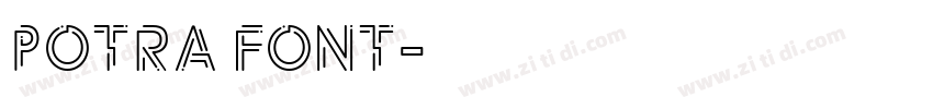 Potra Font字体转换